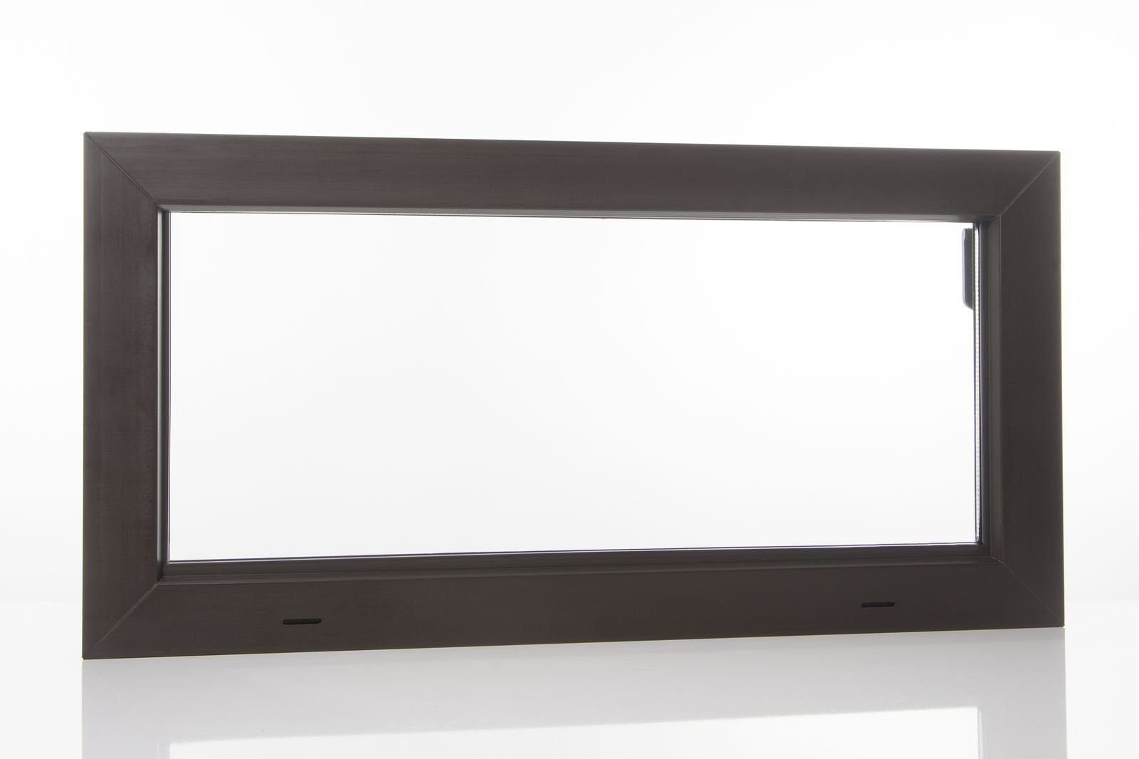 ACO Severin Ahlmann GmbH & Co. KG Kellerfenster ACO 80cm Nebenraumfenster Kippfenster Isoglas braun Fenster Isofenster Kellerfenster, wärmeisolierende Kunststoff-Hohlkammerprofile