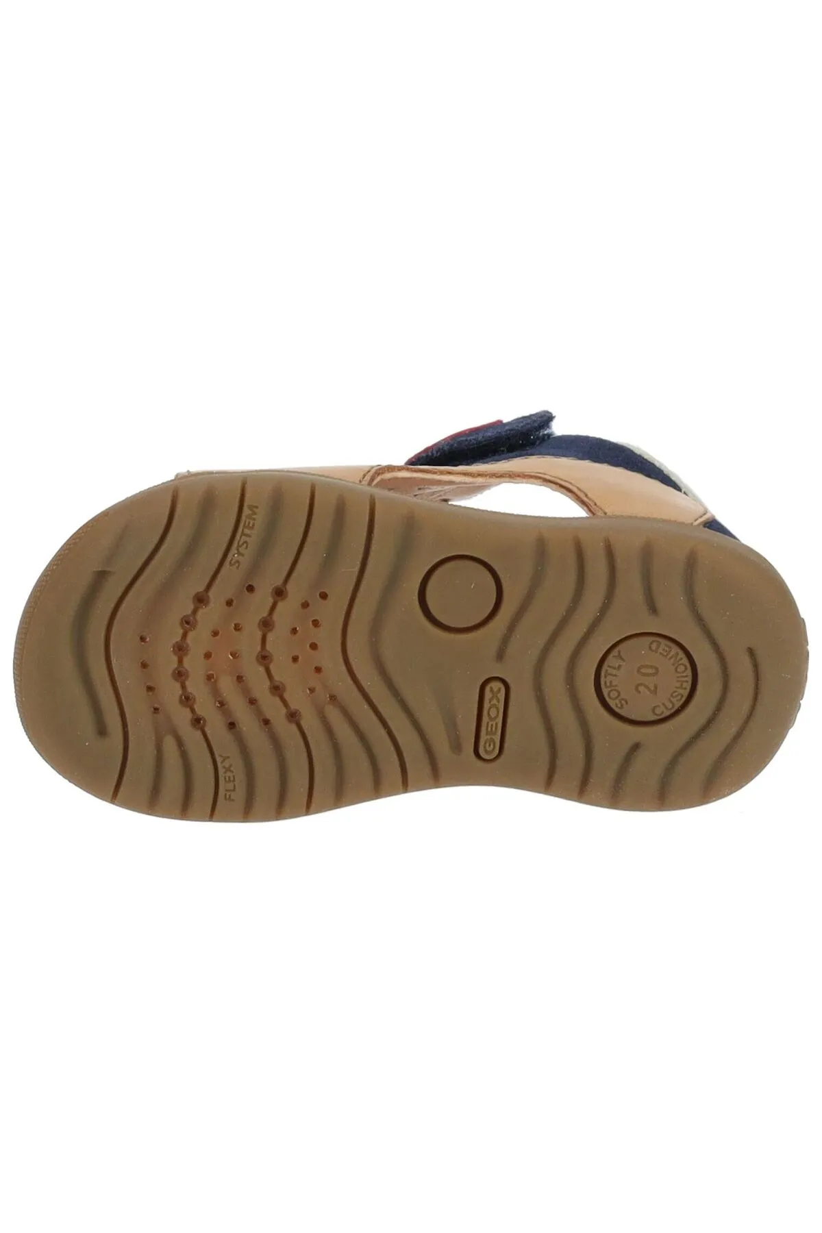 Geox  Sandalette - Braun - Flacher Absatz