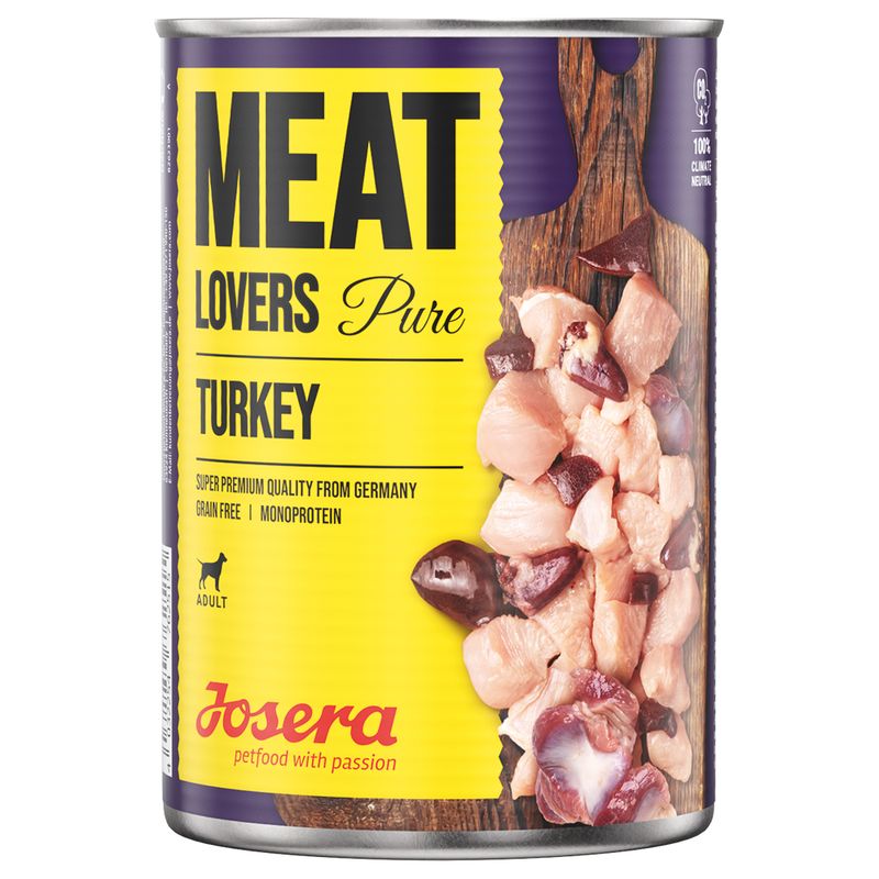 Sparpaket Josera Meatlovers Pure 12 x 400 g