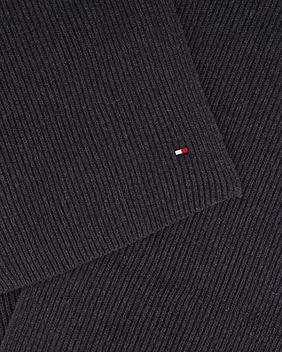 TOMMY HILFIGER Herren Schal ESSENTIAL FLAG SCARF aus Baumwolle und Kaschmir