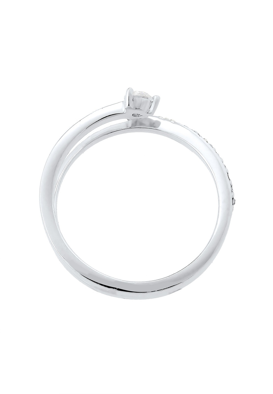 Bracelet Elli pour femme, orné d'un motif de flèche, de cristaux de zircone cubique et de cristaux en argent sterling 925.