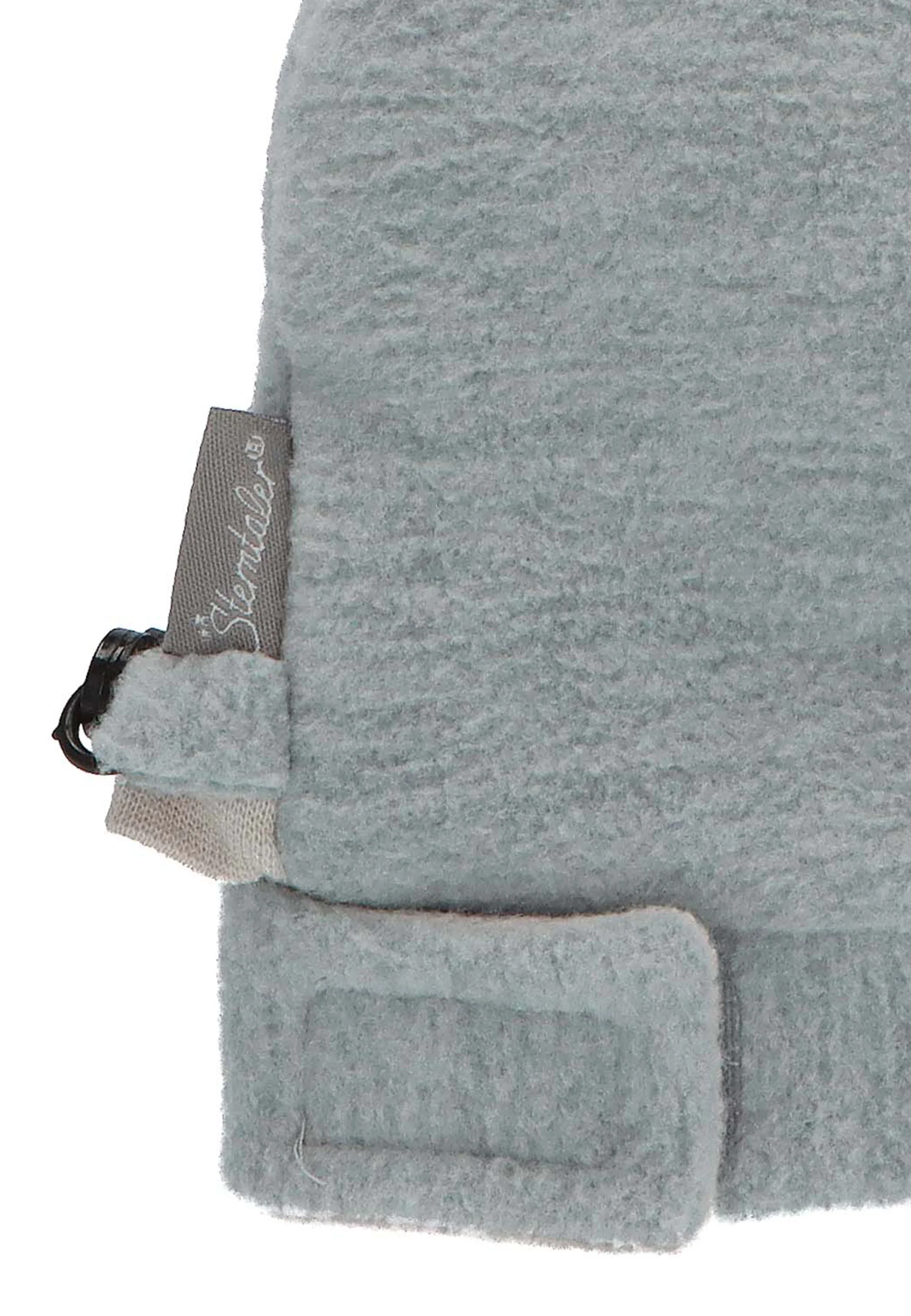 Fäustlinge mit Daumen, Microfleece melange (recycelt)