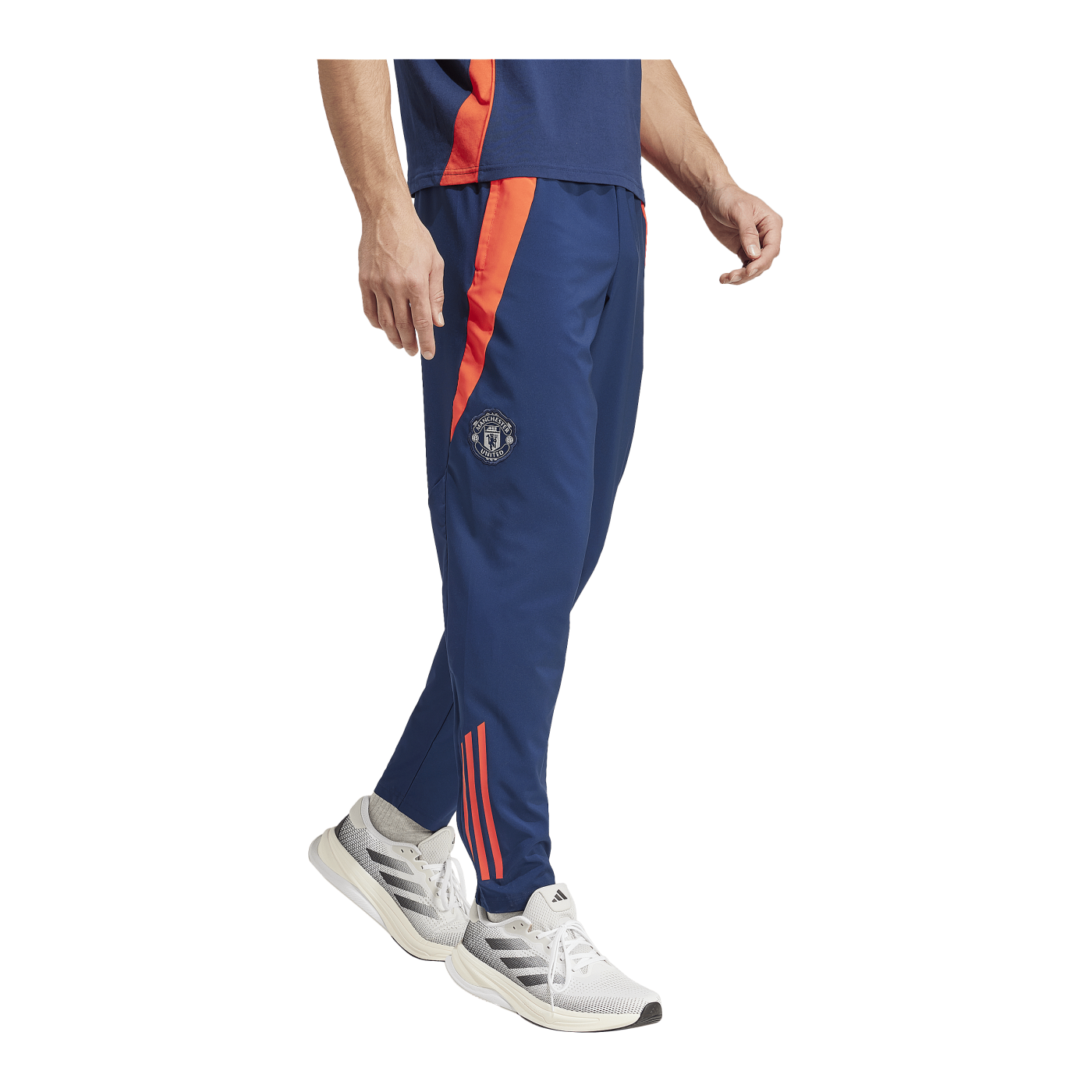 adidas Manchester United Prematch Hose 2024/2025 Blau