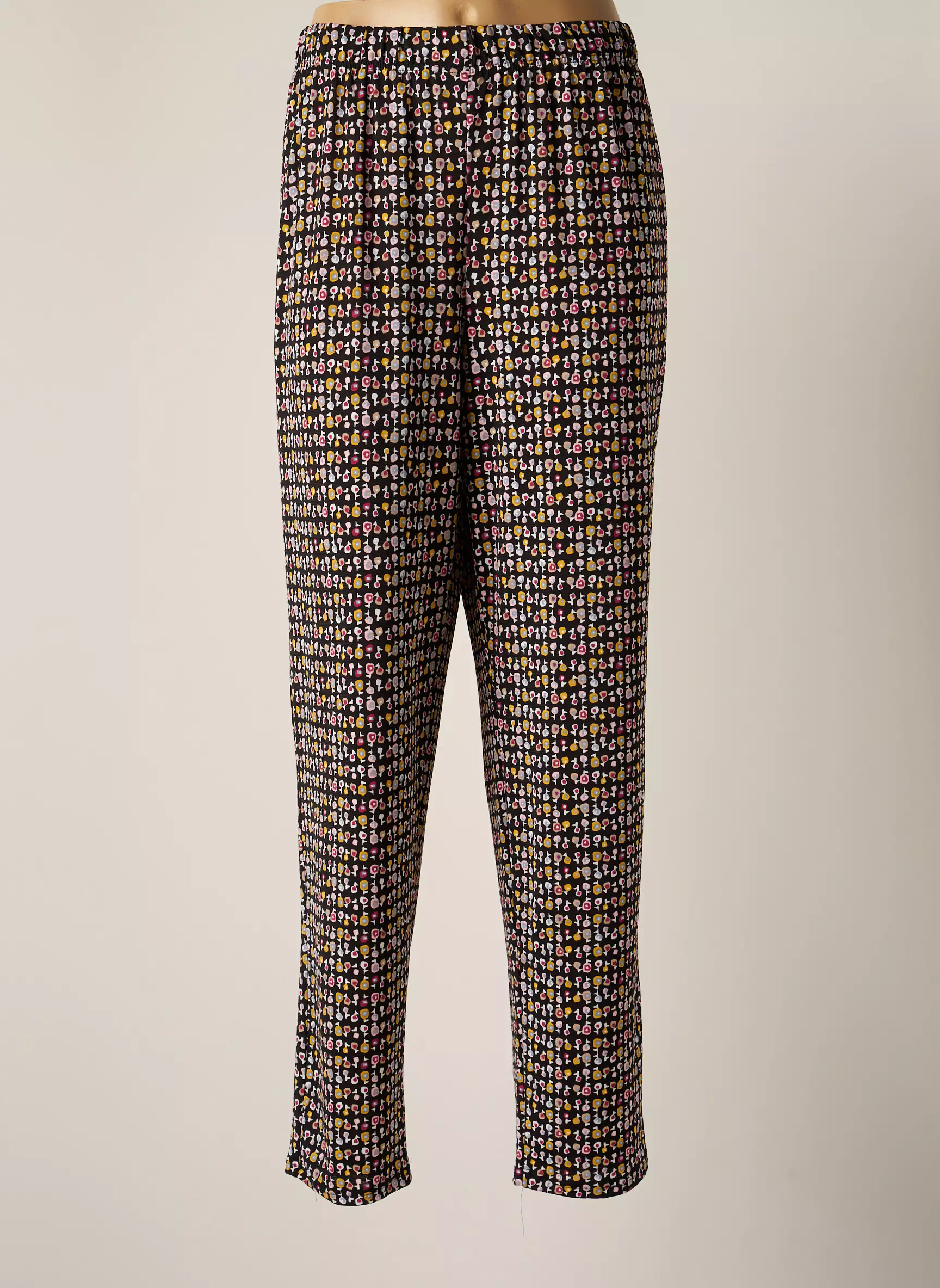 Gevana Pantalons Droits Femme couleur noir