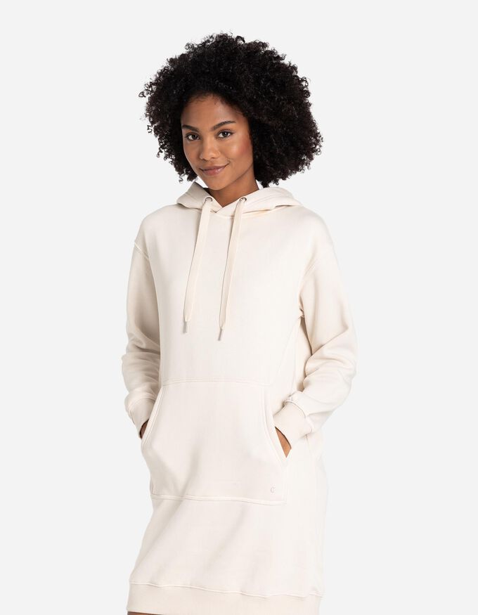 Kleid - Kapuze mit Tunnelzug