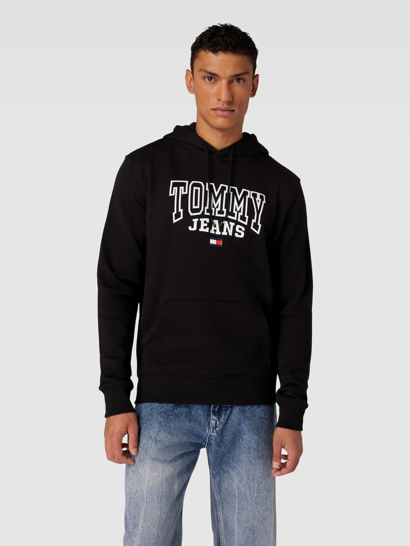 Hoodie mit Label-Print Modell 'ENTRY GRAPHIC' in schwarz