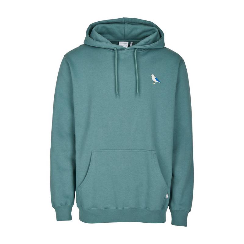 Cleptomanicx Hooded Embro Gull 2 Kapuzenshirt Herren