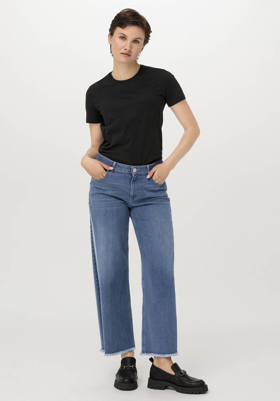 Kurzarm-Shirt aus reiner Bio-Baumwolle