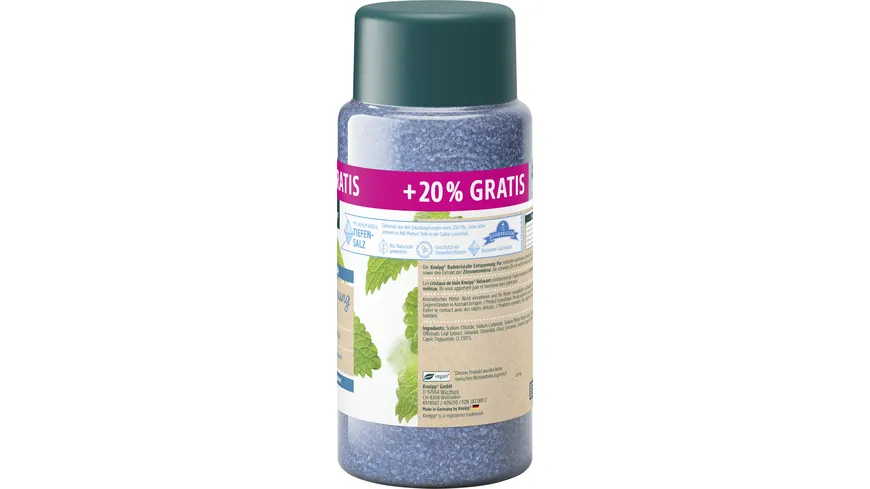 Kneipp Badekristalle Entspannung Pur 600 g