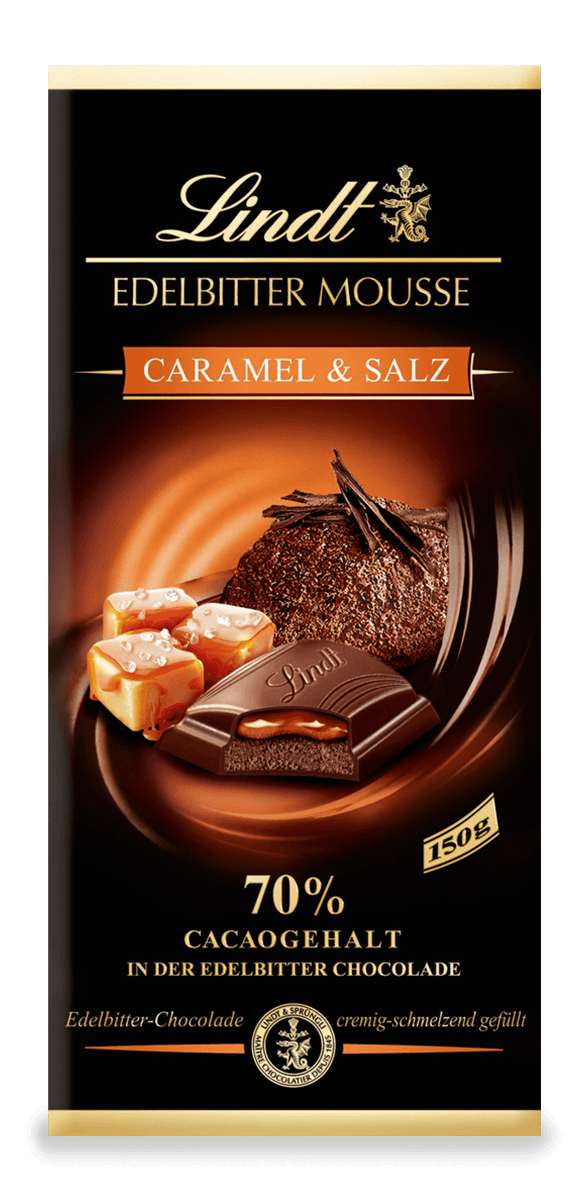 Edelbitter Mousse Caramel & Salz, 150g