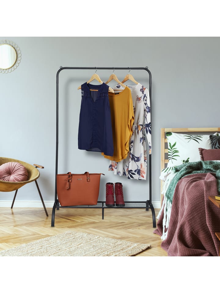 relaxdays Kleiderständer in Weiß - (B)90 x (H)139 x (T)44 cm günstig kaufen onesize