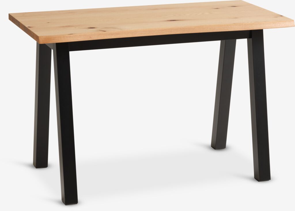 SKOVLUNDE Skrivebord SKOVLUNDE 60x120 natur eik/sort