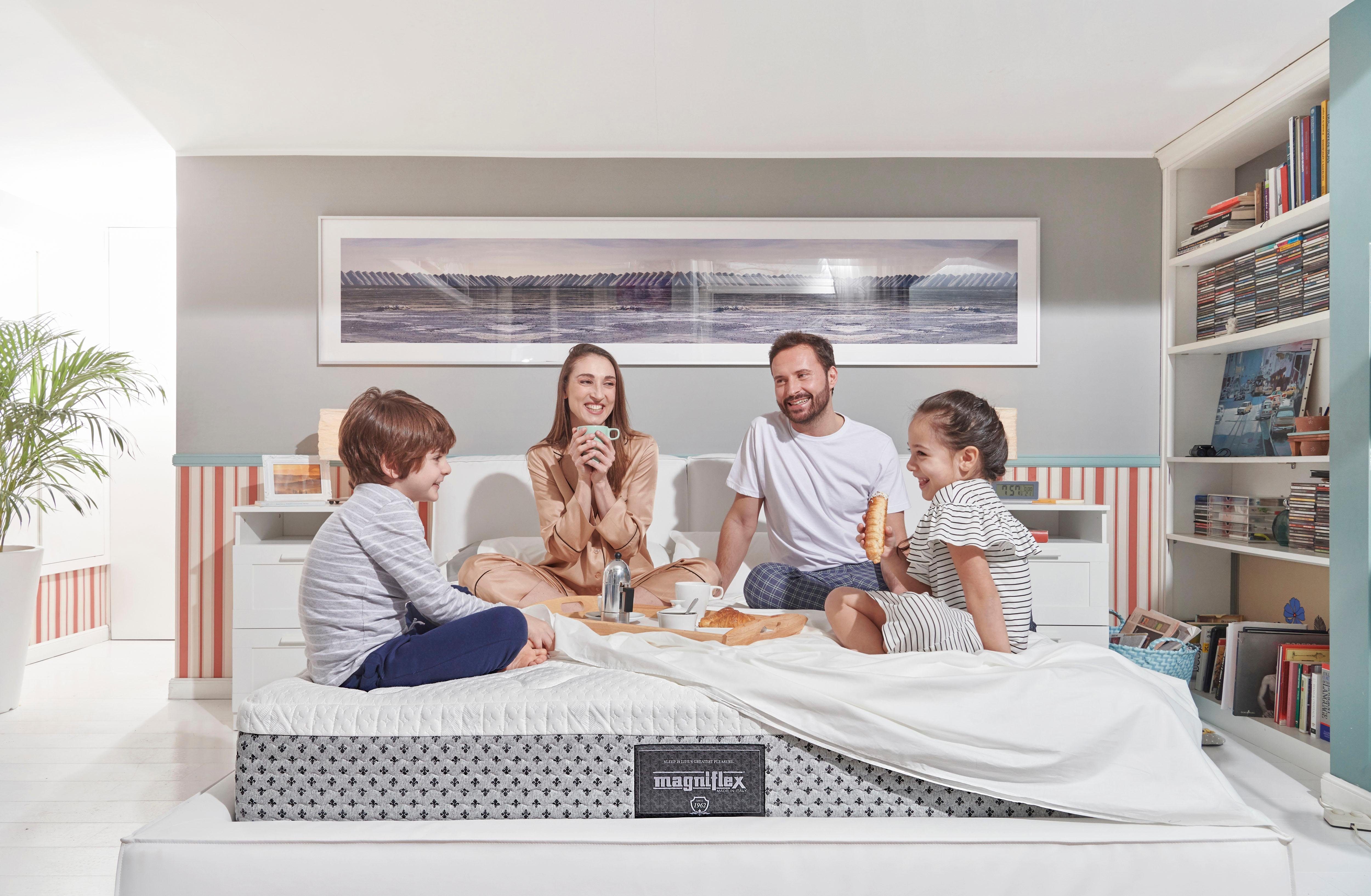 Visco-Matratze Dolce Vita Comfort Dual 10, Magniflex, 25 cm hoch, Premium Luxusmatratze mit Doppelkern in Komforthöhe