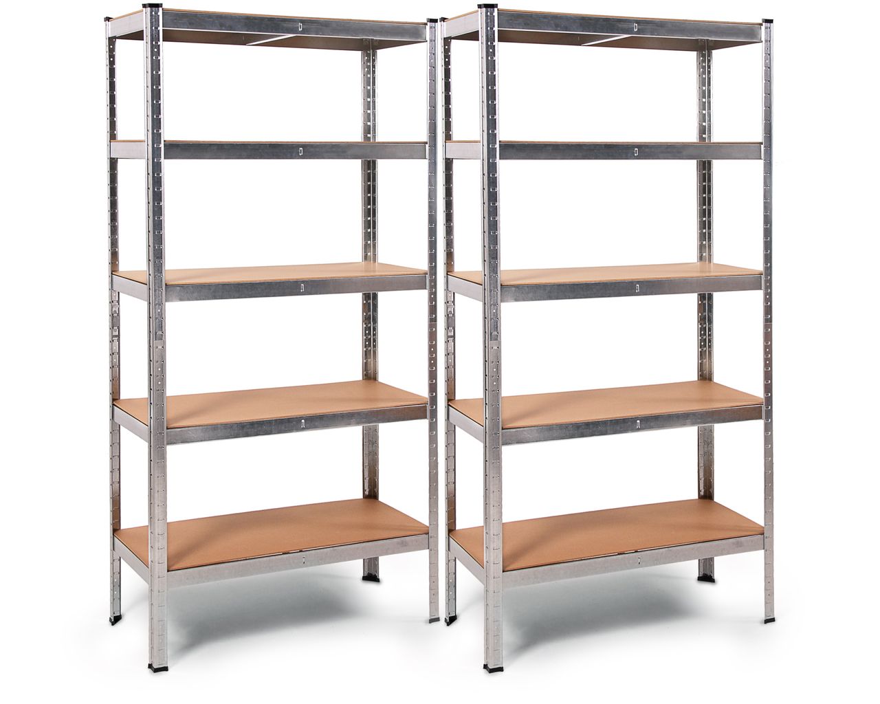 Kraft Werkzeuge 2x Steckregal Metallregal Thomas 90 x 40