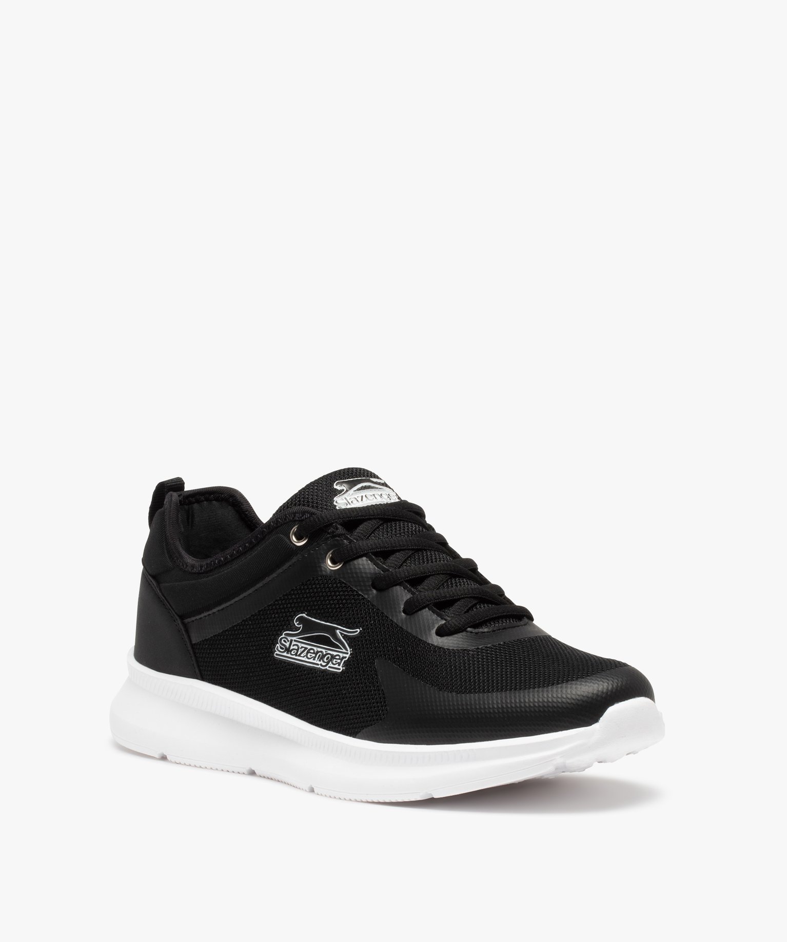 Baskets homme running en mesh légères - Slazenger noir | GEMO