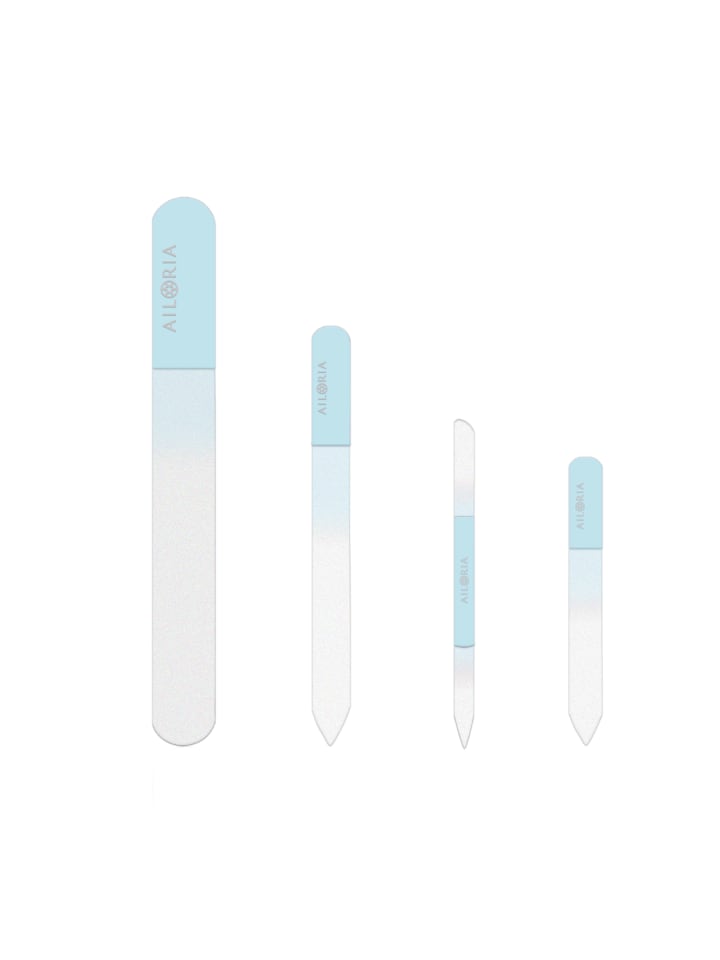 Ailoria CONTOUR PRIME Glas-Nagelfeilenset in blau günstig kaufen onesize