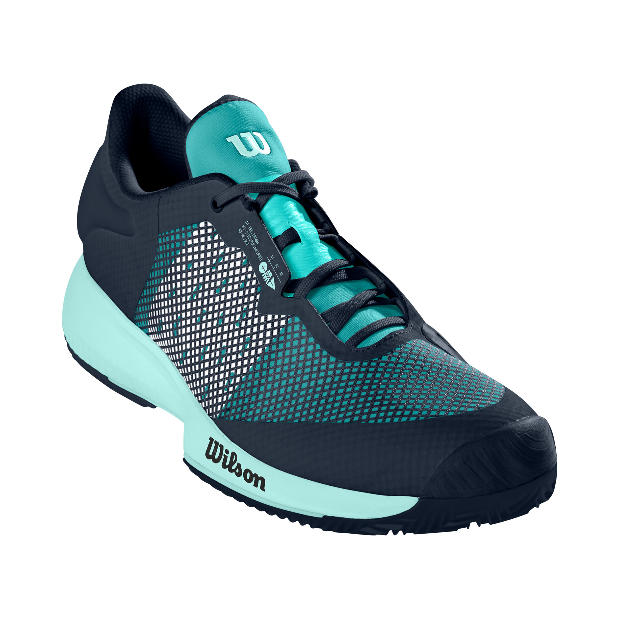 Kaos Swift Clay Sandplatzschuh Damen - Dunkelblau, Mint