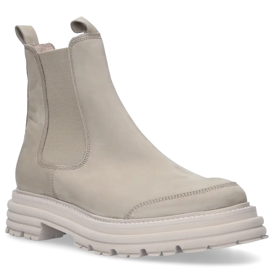 305 SOBE - Chelsea Boots ELAINE Nubukleder - grün