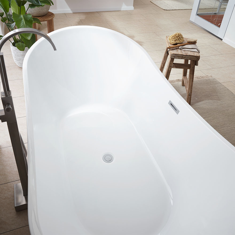 Home Deluxe Freistehende Badewanne OVALO