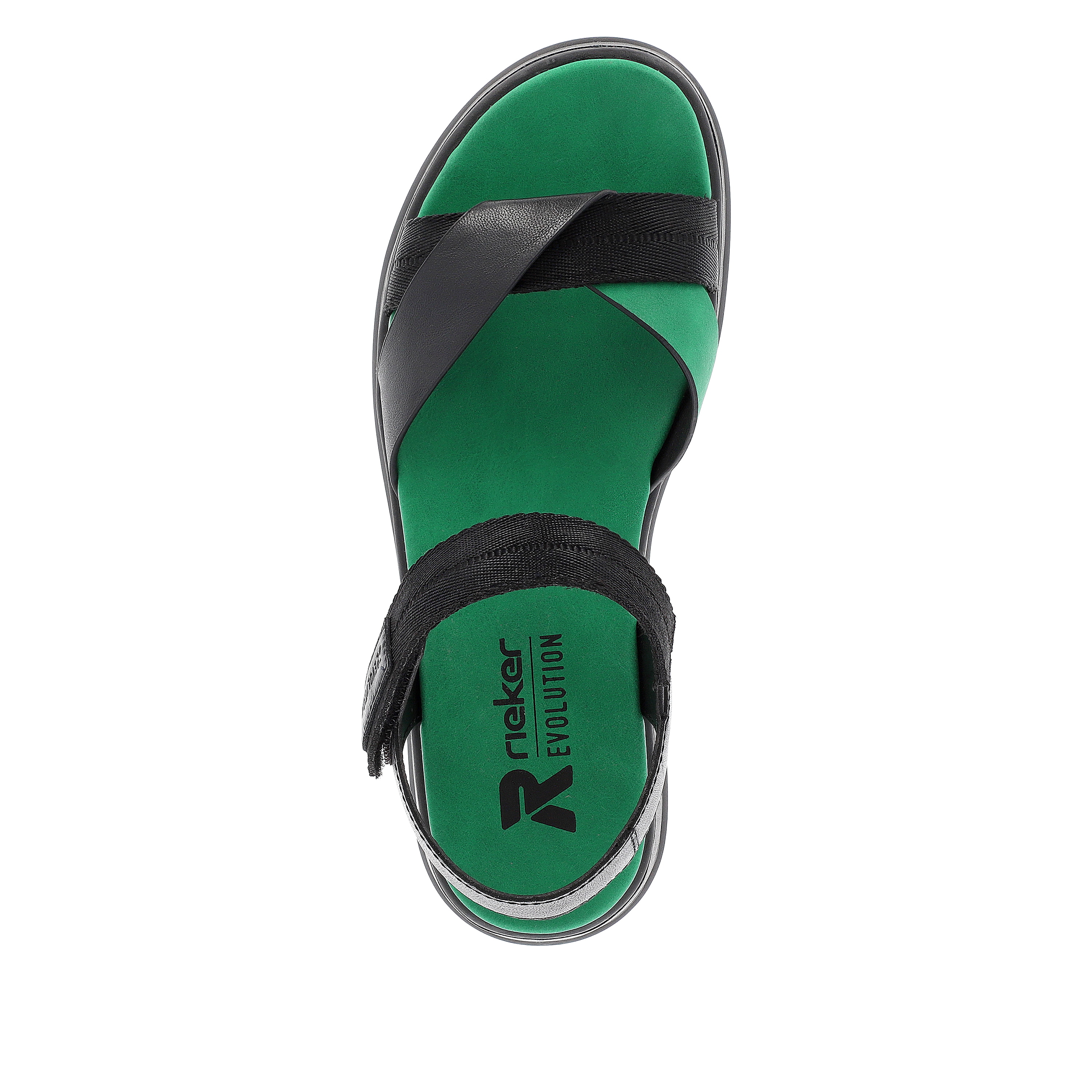 Rieker Damen Riemchensandalen night black
