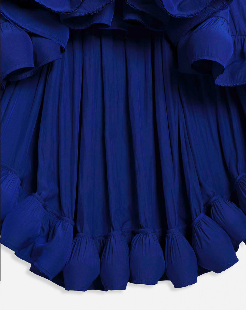 ROBE LONGUE EN CHARMEUSE TRIBUTE