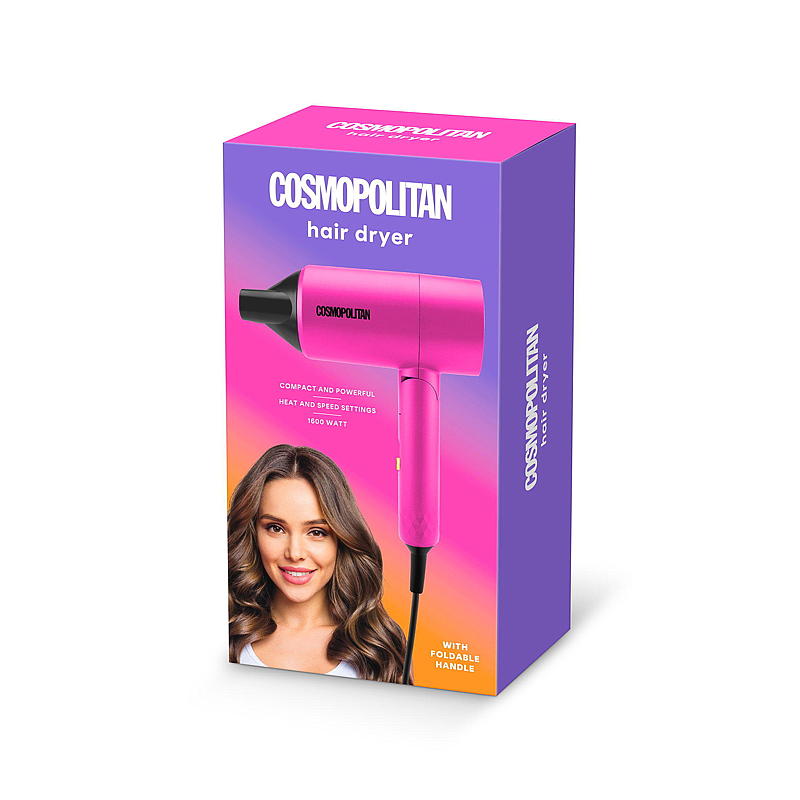Cosmopolitan Hårføner 1600 W, foldbar, Cosmopolitan