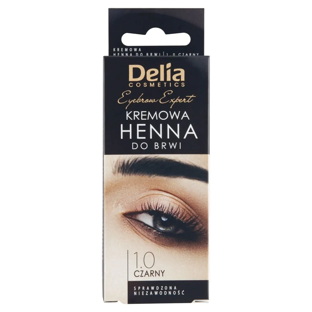 Delia Henna kremas su argano aliejumi antakiams 1.0 Black