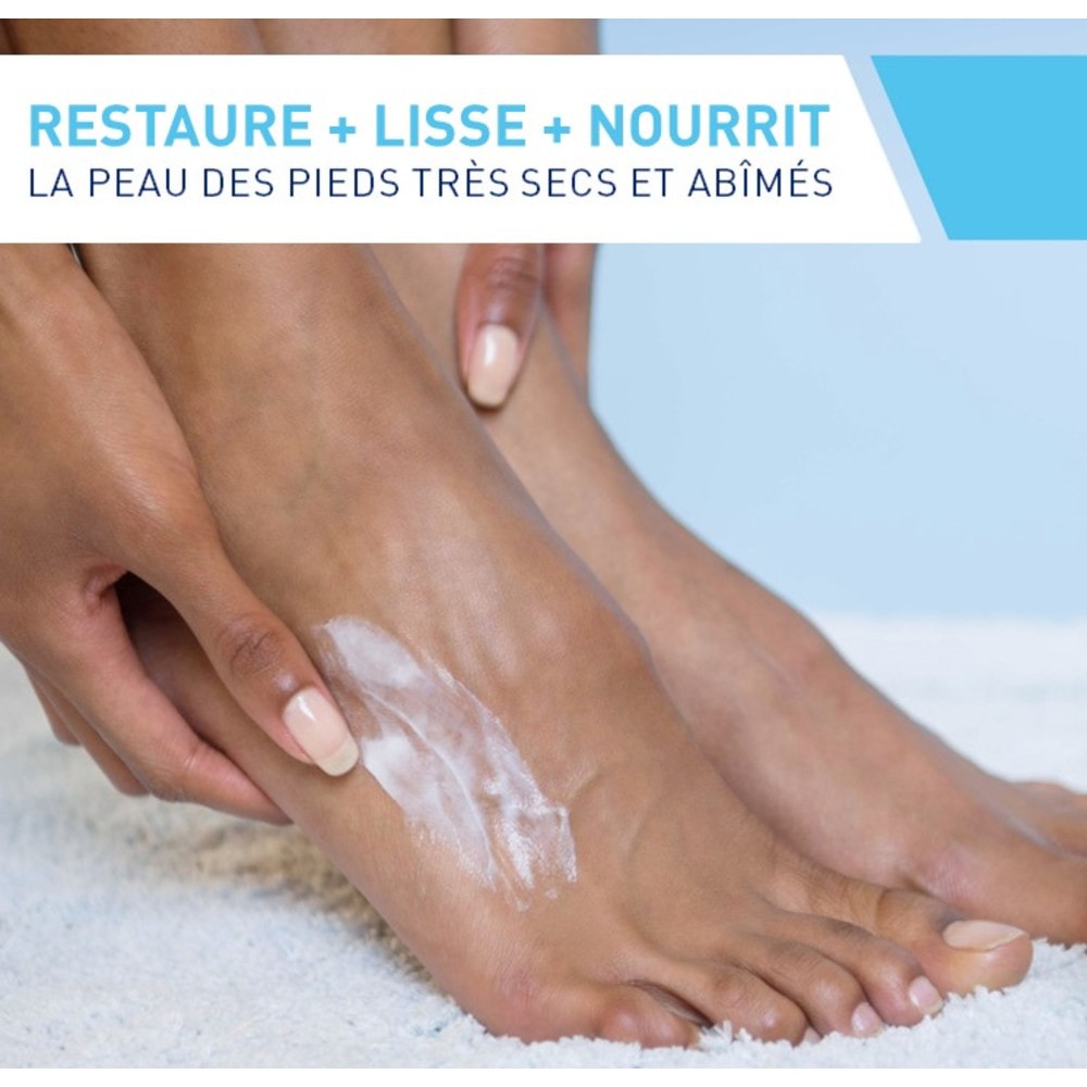 CeraVe Crème Pieds Régénérante SA Pour les pieds très secs et abîmés