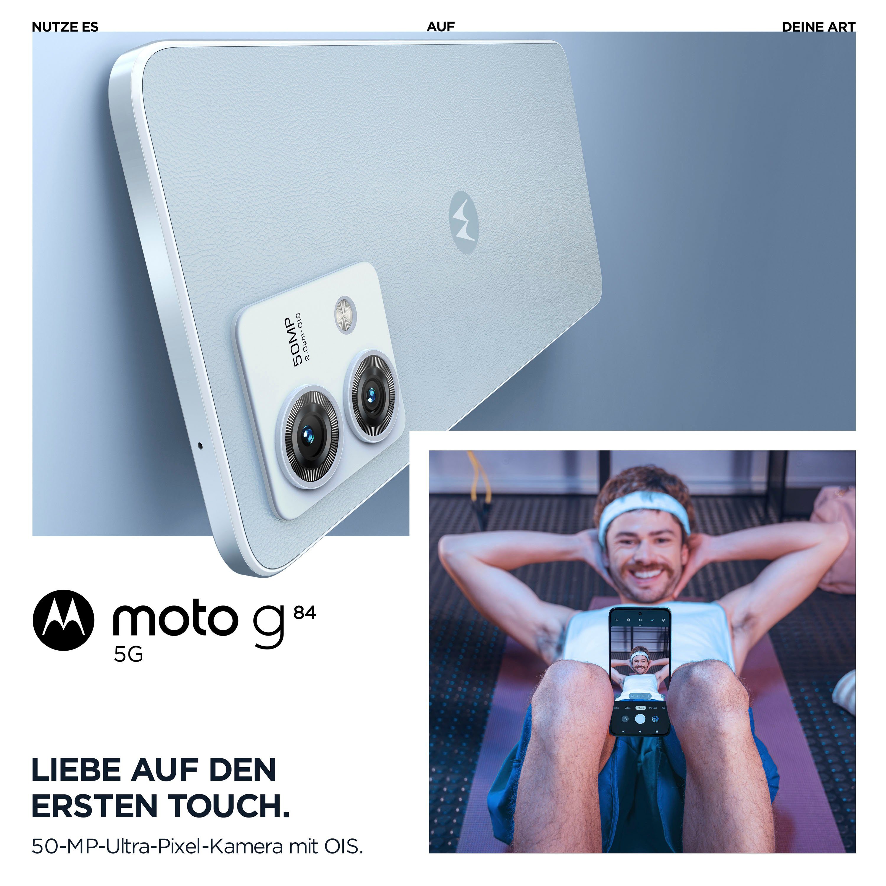 Motorola g84 Smartphone (16,64 cm/6,55 Zoll, 50 MP Kamera)