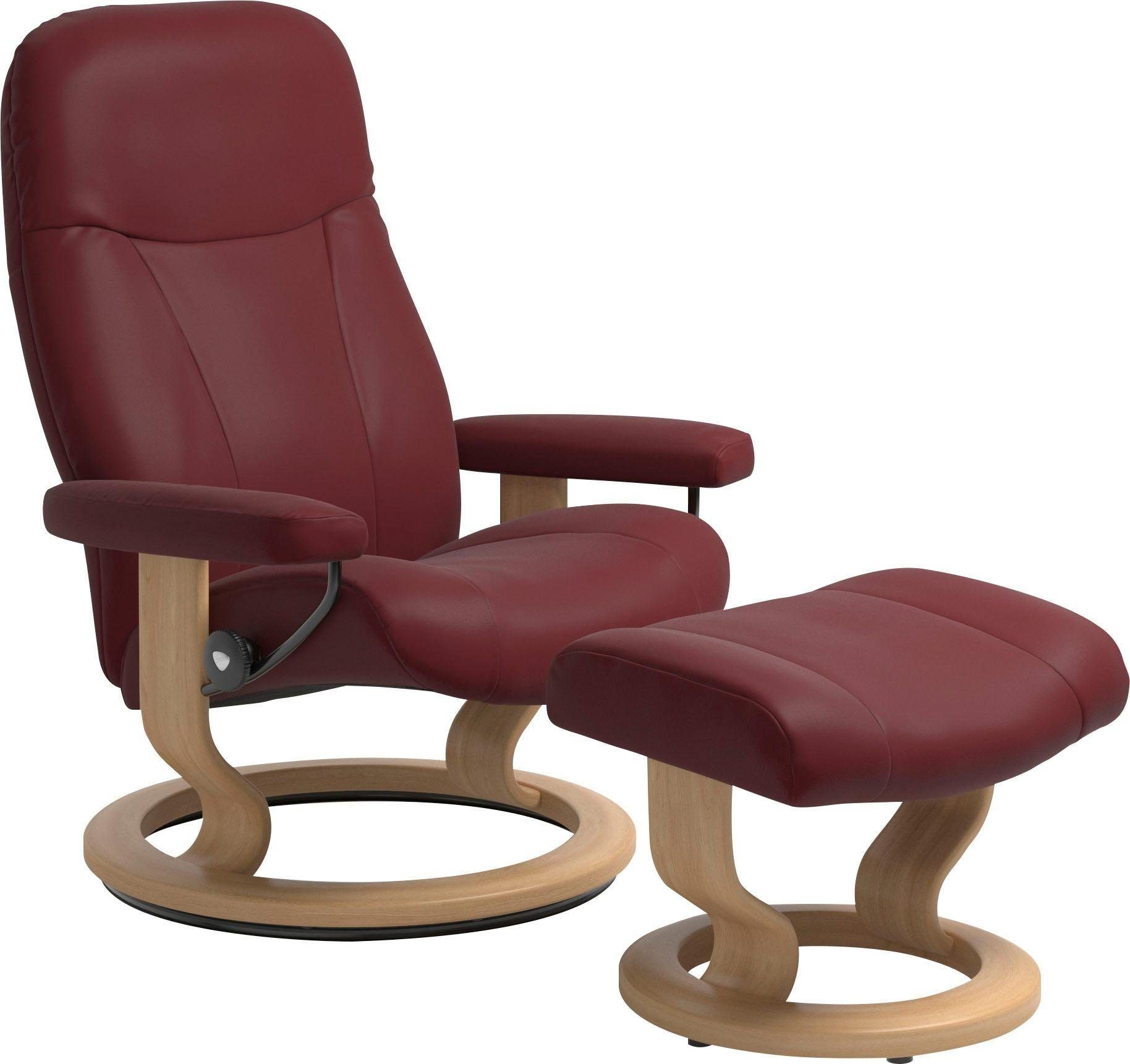 Stressless® Relaxsessel Garda, mit Classic Base, Größe L, Gestell Eichefarben