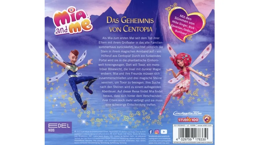 Das Hörspiel zum Kinofilm Mia and me