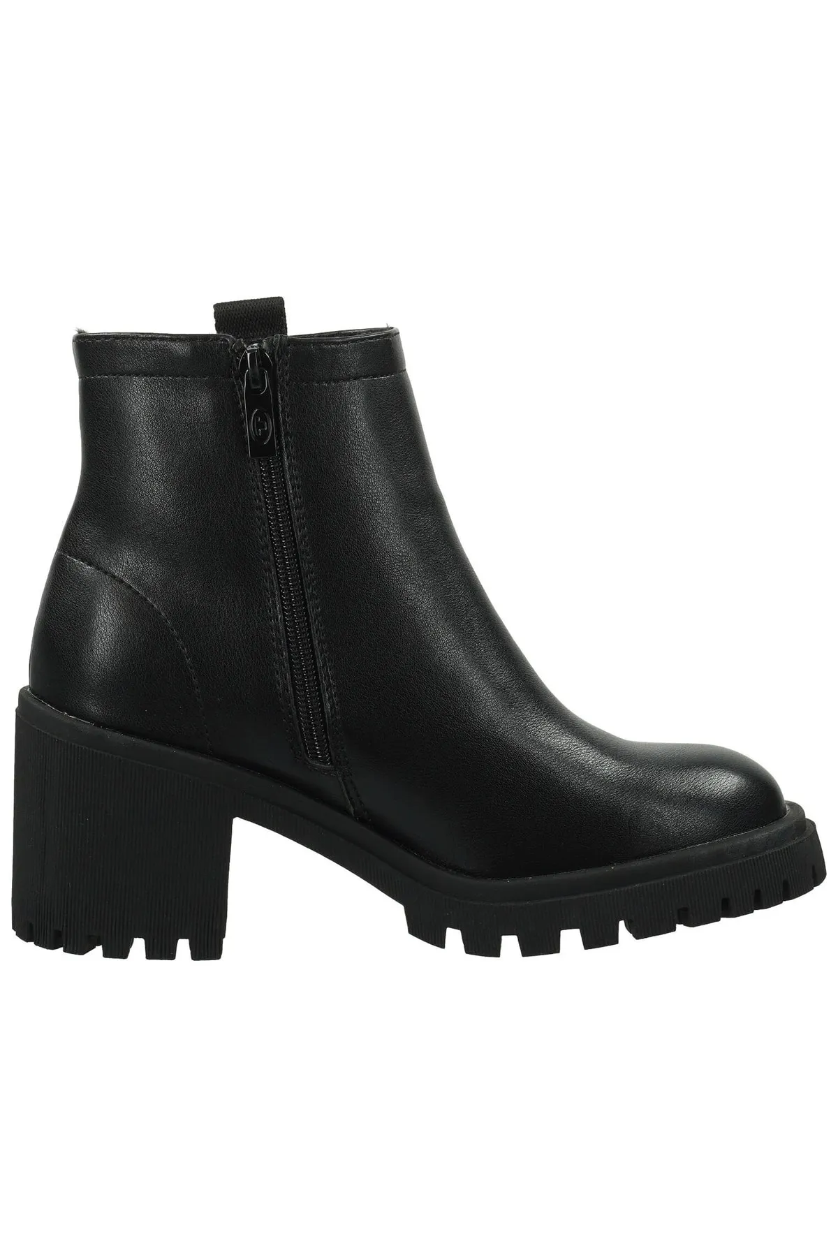 Tom Tailor  Stiefelette - Schwarz - Blockabsatz
