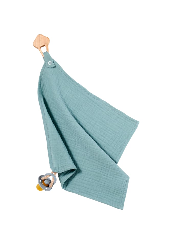 nordic coast company  Kuscheltuch Musselin Eis Mint günstig kaufen onesize