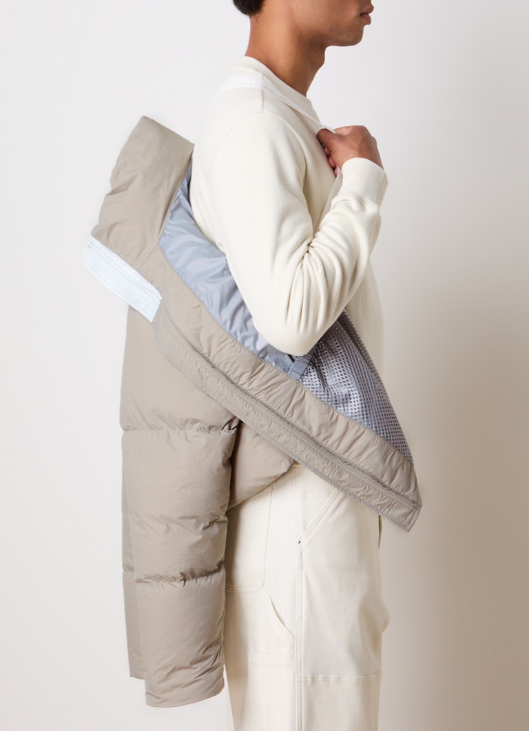 Doudoune Canada Goose Lawrence avec garnissage en duvet et logo