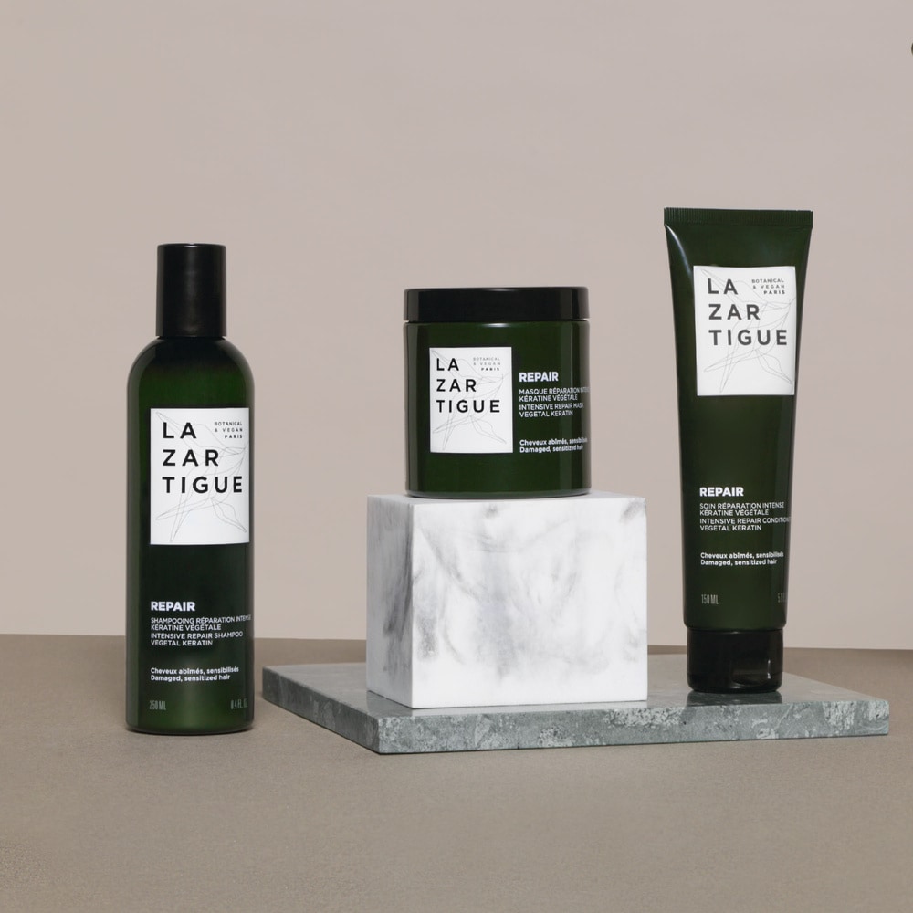 lazartigue REPAIR SHAMPOOING RÉPARATION INTENSE Cheveux abimés et sensibilisés