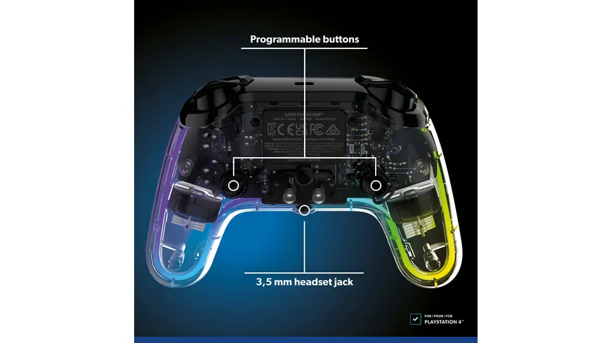 snakebyte PS4 GamePad RGB 4