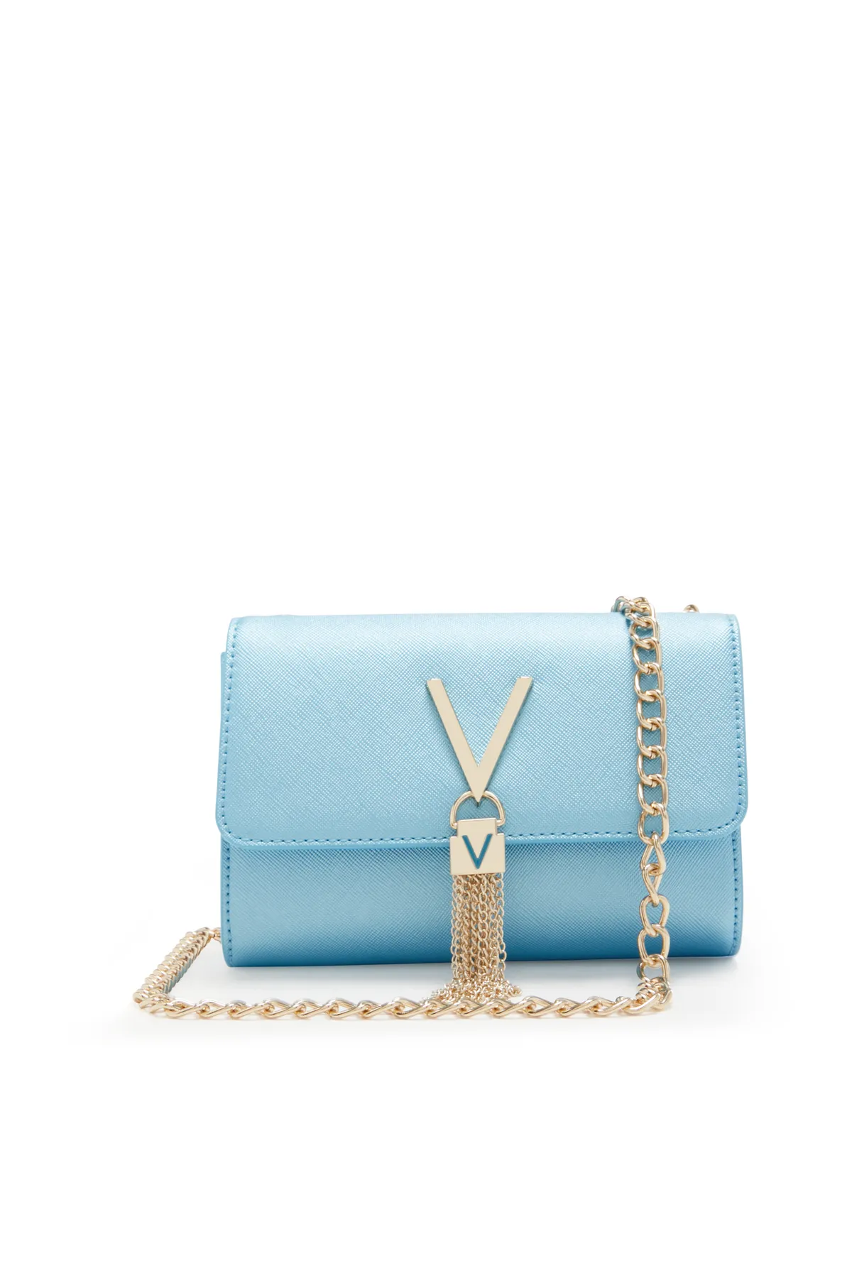1'ASLAN  Valentino Bags Divina Damen Umhängetasche Blau Vbs1ij03turchese
