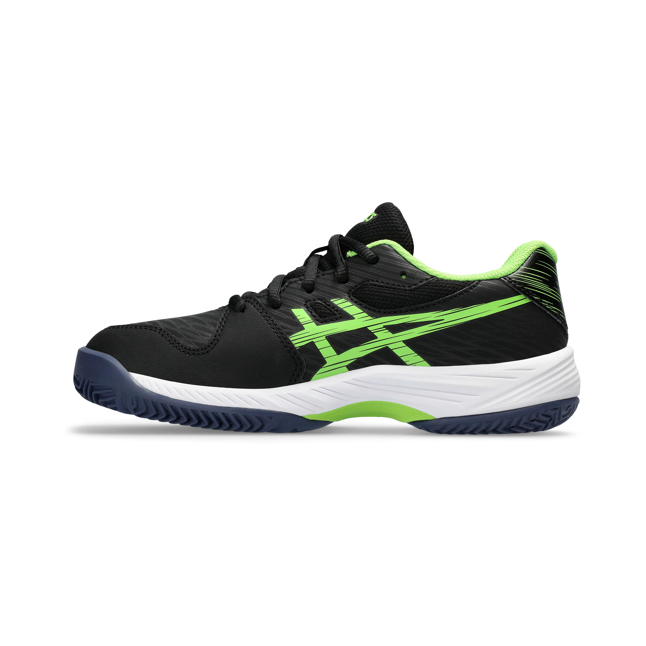 Gel-Game 9 Padelschuh Kinder - Schwarz, Neongrün