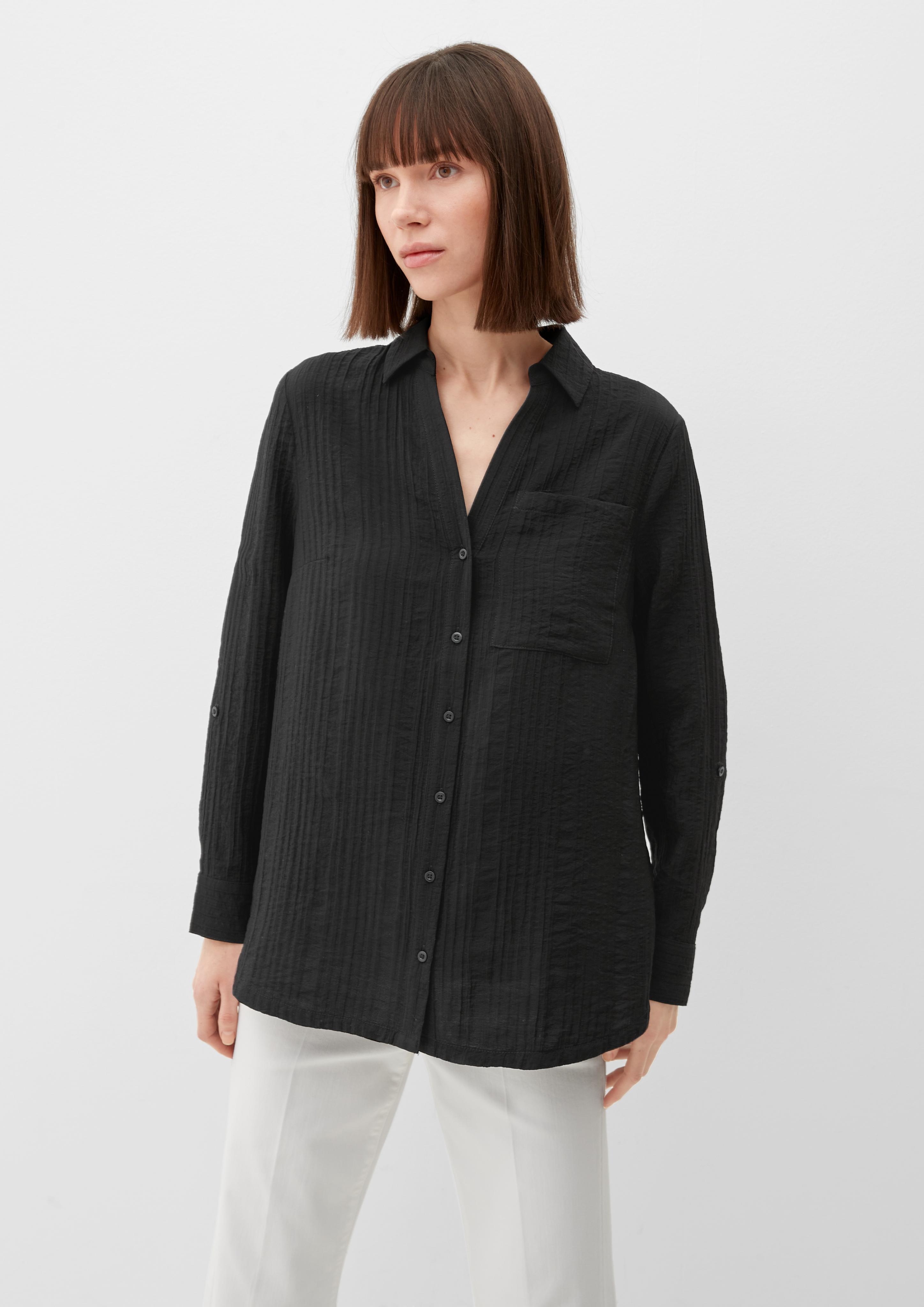Musterbluse aus Viskosemix  2128385-9999