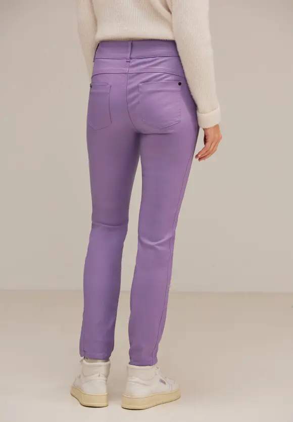 Street One Slim Fit Hose mit Coating