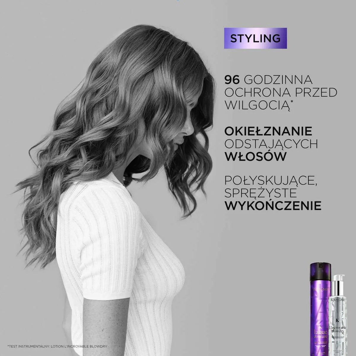 Λακ μαλλιών Kérastase Couture Styling Laque Noire Strong Hold