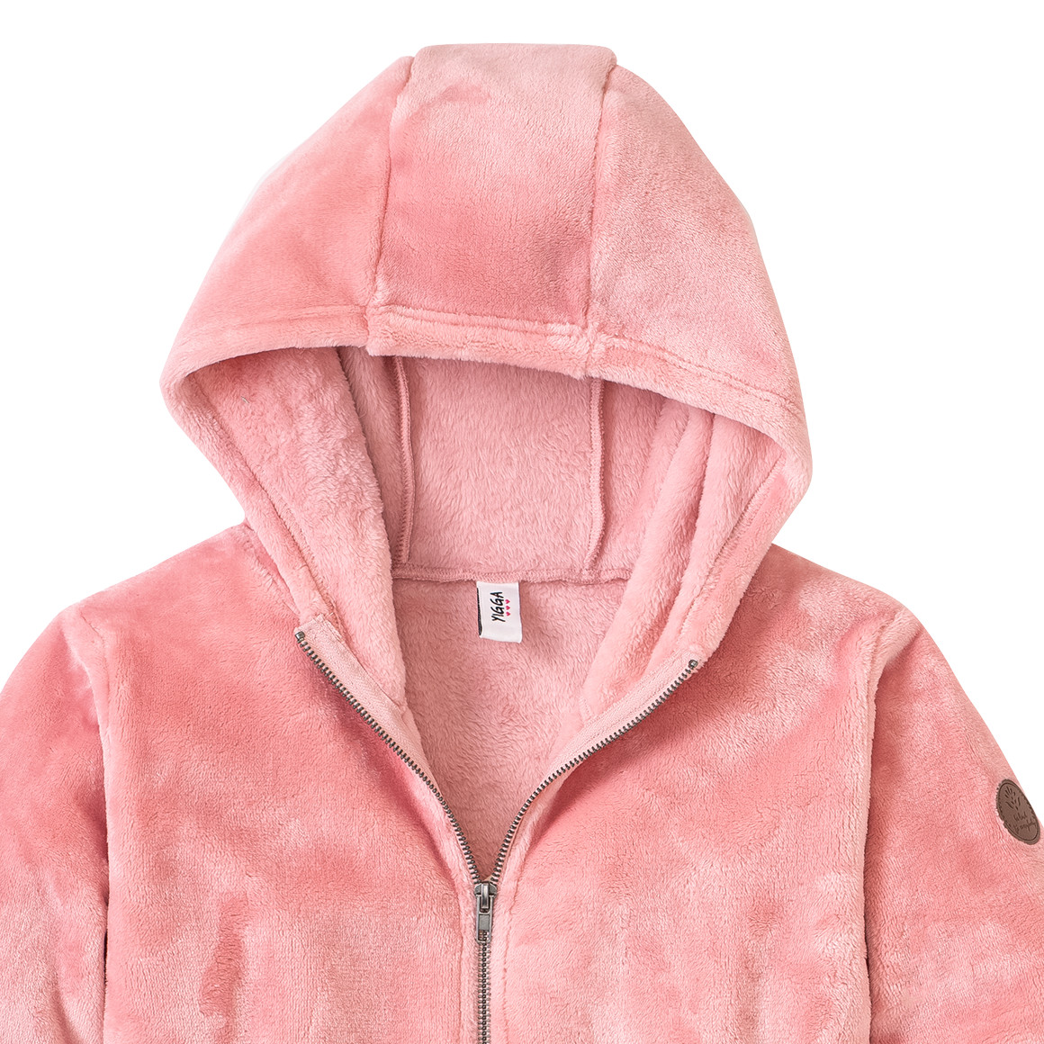 Mädchen Kuscheljacke mit Kapuze
