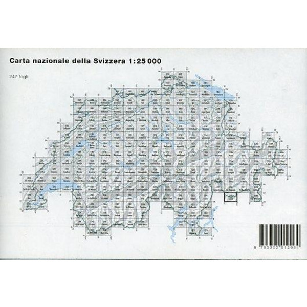 Swisstopo 1 : 25 000 Sciora - Wanderkarte