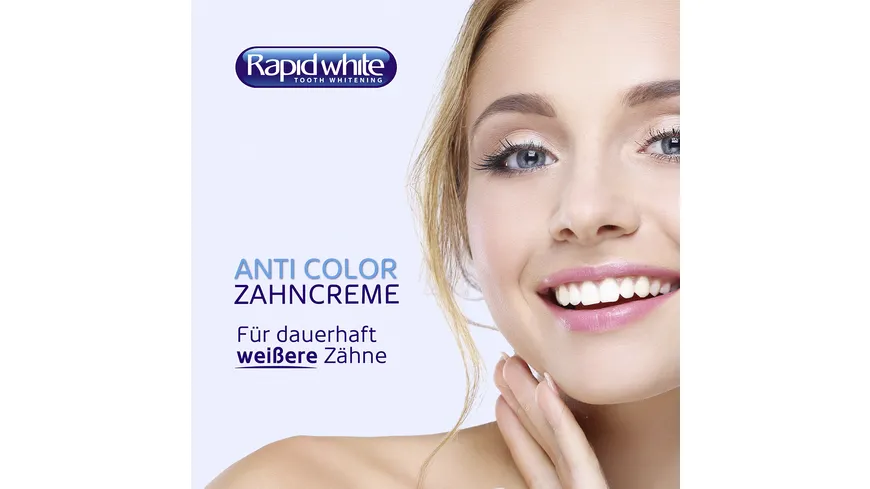 RAPID WHITE Anti-Color Zahncreme 75 ml