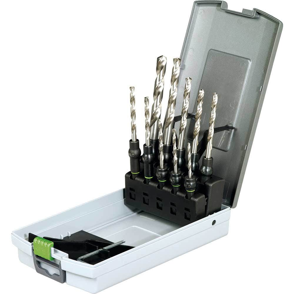 Conjunto de brocas FESTOOL 4-Cut SDS+ TCT para cerâmica, 7 peças. 204070