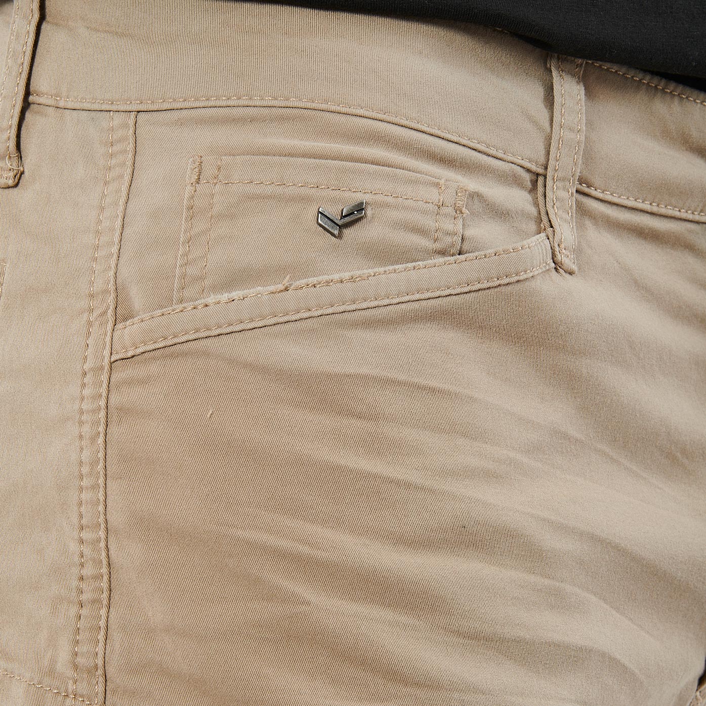 KALIS  Jean relaxed straight beige homme