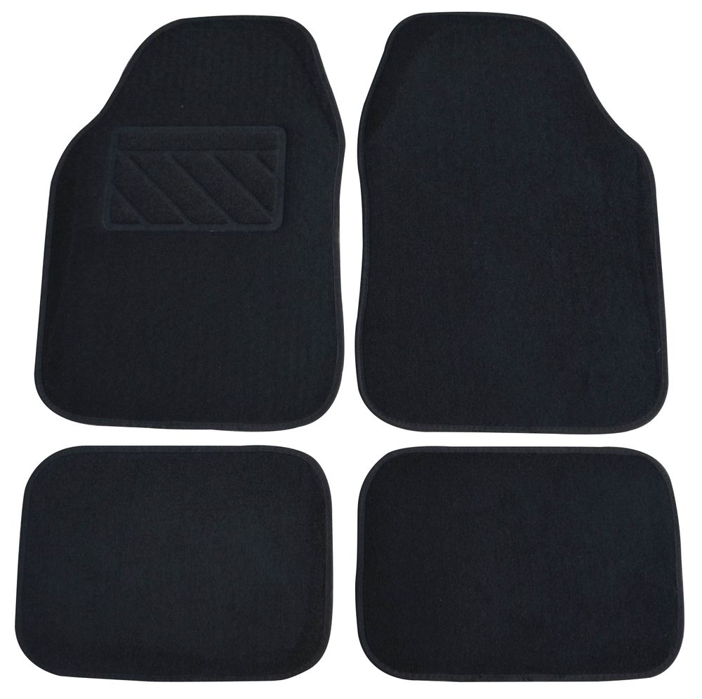Unikar universal-Textilfußmatten im 4-teiligen Set, schwarz, von Norauto - ATU
