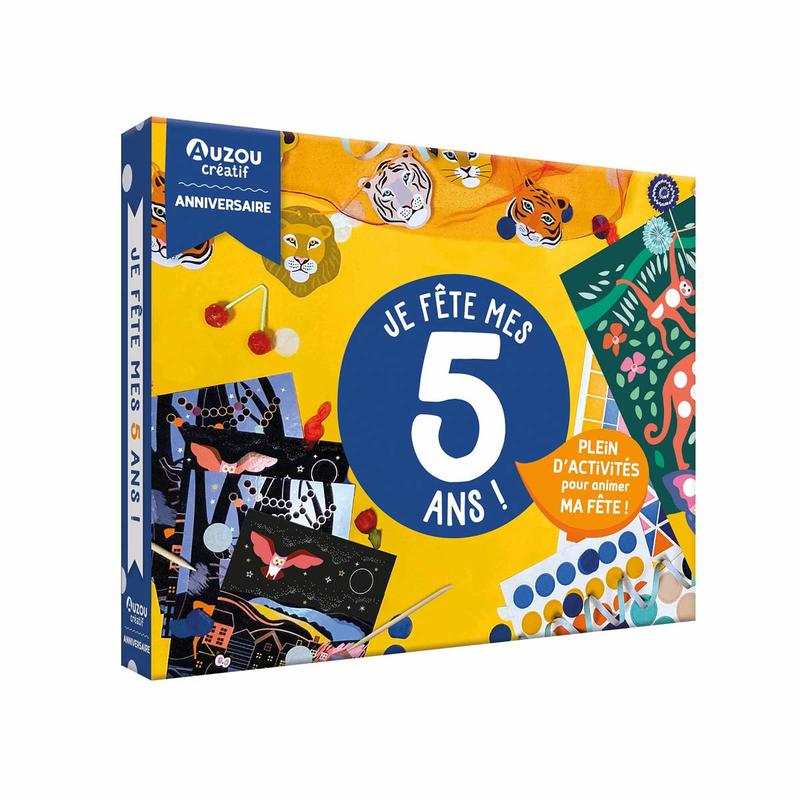 Coffret Mon coffret d'anniversaire, je fête mes 5 ans - Auzou