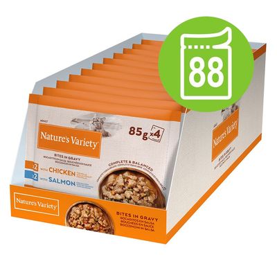 Sparpaket Nature's Variety Bites in Soße 88 x 85 g