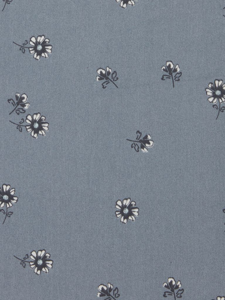 Linge de lit en satin GERD Plus GERD 140x200 bleu fumé